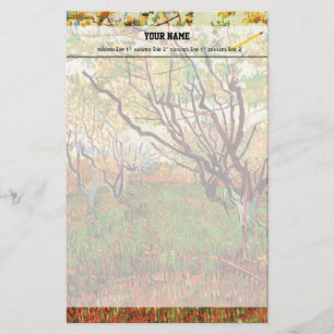 Obstgarten in Blossom von Van Gogh. Briefpapier