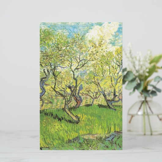 Obstgarten in Blossom von Vincent van Gogh. (Stehend Vorderseite)