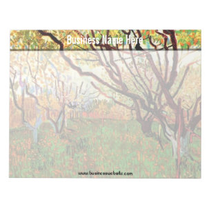 Obstgarten in Blüte von Van Gogh. Notizblock
