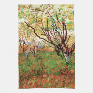 Obstgarten in Blüte von Vincent van Gogh Handtuch