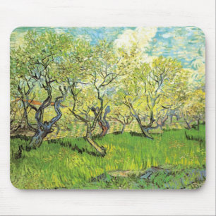 Obstgarten in Blüte von Vincent van Gogh Mousepad