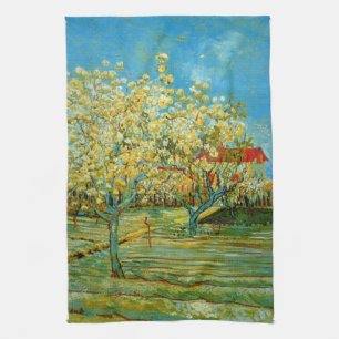 Obstgarten in Blüten von Vincent van Gogh Geschirrtuch