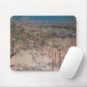 Obstgarten mit dem Blühen von Apfelbäumen, Mousepad (Mit Mouse)