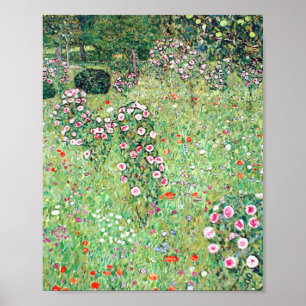 Obstgarten mit Rose von Gustav Klimt Poster