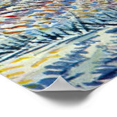 Obstgarten mit Zypresse von Vincent van Gogh Poster (Ecke)