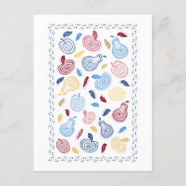 Obstgarten-Träume Ankündigungspostkarte