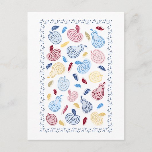 Obstgarten-Träume Ankündigungspostkarte (Vorderseite)