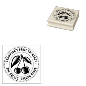 Obstgartenbezeichnung Briefmarke Kirschen Extravag Gummistempel (Stempel)