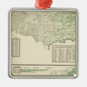 Obstgartenprodukte und -reis silbernes ornament