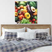 OBSTGEMÜSE LEINWANDDRUCK (Insitu (Schlafzimmer))