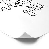 Obstiniertes Headstrong Girl Jane Austen zitieren Poster (Ecke)