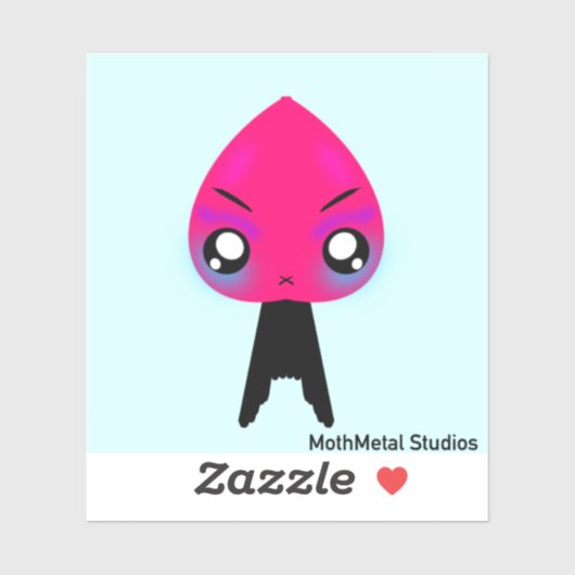 Obstkaffee - Zuzu Aufkleber (Blatt)