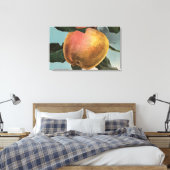 Obstkalender Lithograph von White Winter Pearmain Leinwanddruck (Insitu (Schlafzimmer))