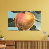 Obstkalender Lithograph von White Winter Pearmain Leinwanddruck (Insitu (Wohnzimmer))