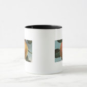 Obstkalender Lithograph von White Winter Pearmain Tasse (Zentrum)