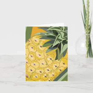 Obstkarte - Ananas Dankeskarte