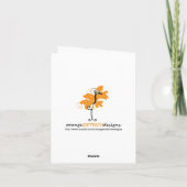 Obstkarte - Orangen Karte (Rückseite)