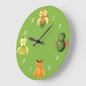 Obstkeule Große Wanduhr (Winkel)