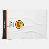 Obstkirschen Rot Gelb Einfache Sonne Geschirrtuch (Horizontal)