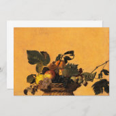 Obstkorb, Canestra di Frutta von Caravaggio Dankeskarte (Vorne/Hinten)