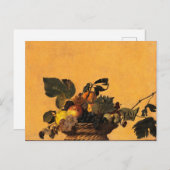 Obstkorb, Canestra di Frutta von Caravaggio Postkarte (Vorne/Hinten)