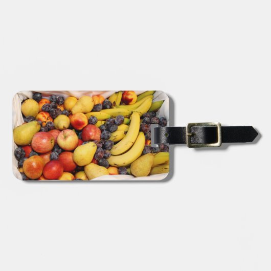 Obstkorb Gepäckanhänger (Vorderseite horizontal)