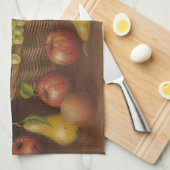 Obstkorb Geschirrtuch (Viertel Falte)