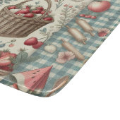 Obstkorb Gingham-Spaß Schneidebrett (Ecke)