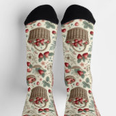 Obstkorb Gingham-Spaß Socken (Oben)