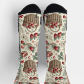Obstkorb Gingham-Spaß Socken (Oben)