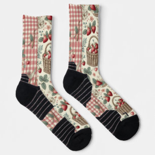 Obstkorb Gingham-Spaß Socken