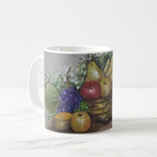 Obstkorb Kaffeetasse (Vorderseite Links)