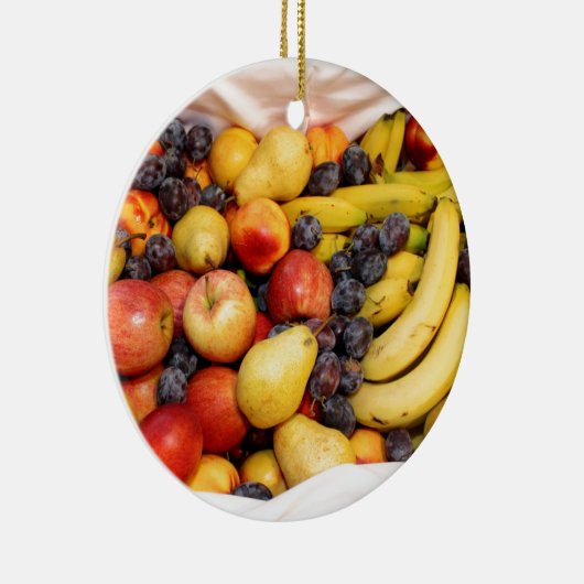 Obstkorb Keramikornament (Rechts)