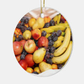 Obstkorb Keramikornament (Links)