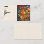 Obstkorb-Malerei-Kunst - multi Visitenkarte (Vorne/Hinten)
