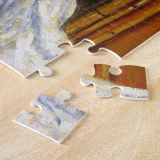 Obstkorb mit Äpfeln und Trauben Claude Monet Puzzle (Seite)