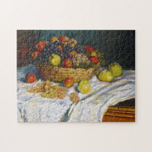 Obstkorb mit Äpfeln und Trauben Claude Monet Puzzle