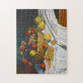 Obstkorb mit Äpfeln und Trauben Claude Monet Puzzle