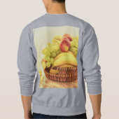"Obstkorb" Niedliches Foto. Jetzt kaufen Sweatshirt (Rückseite)