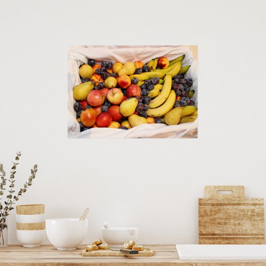 Obstkorb Poster (Küche)