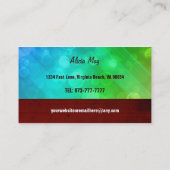 Obstkorb-Visitenkarten Visitenkarte (Rückseite)