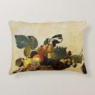 Obstkorb von Caravaggio Dekokissen