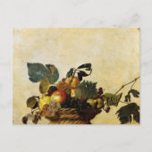 Obstkorb von Caravaggio Postkarte (Vorderseite)