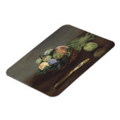 Obstkorb von Edouard Manet Magnet (Linke Seite)