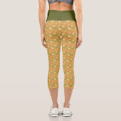 Obstkorbmuster-Kollektion - Banane Capri Leggings (Rückseite)