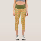 Obstkorbmuster-Kollektion - Banane Capri Leggings (Vorderseite)