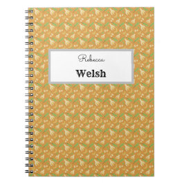 Obstkorbmuster-Kollektion - Banane Notizblock