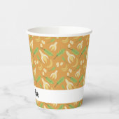 Obstkorbmuster-Kollektion - Banane Pappbecher (Links)