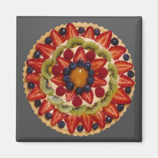 Obstkuchen Magnet (Vorne)