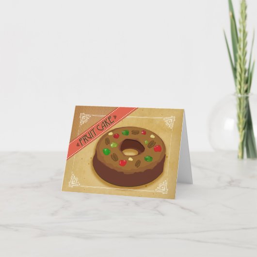 Obstkuchen: Urlaubskarte Feiertagskarte (Vorderseite)